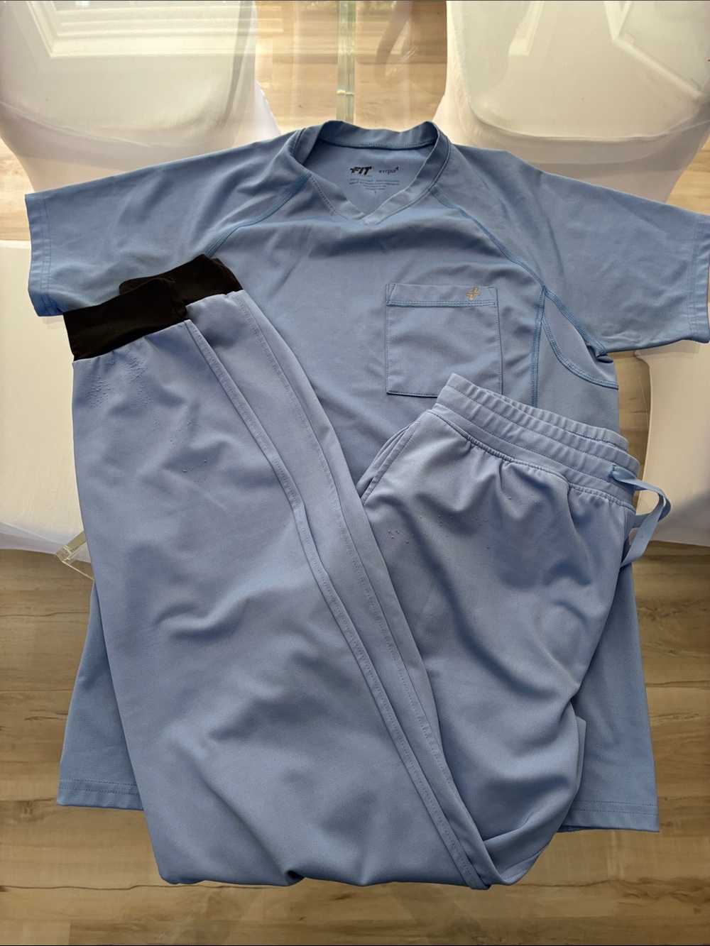 Figs Men’s Scrub Set in Light Blue